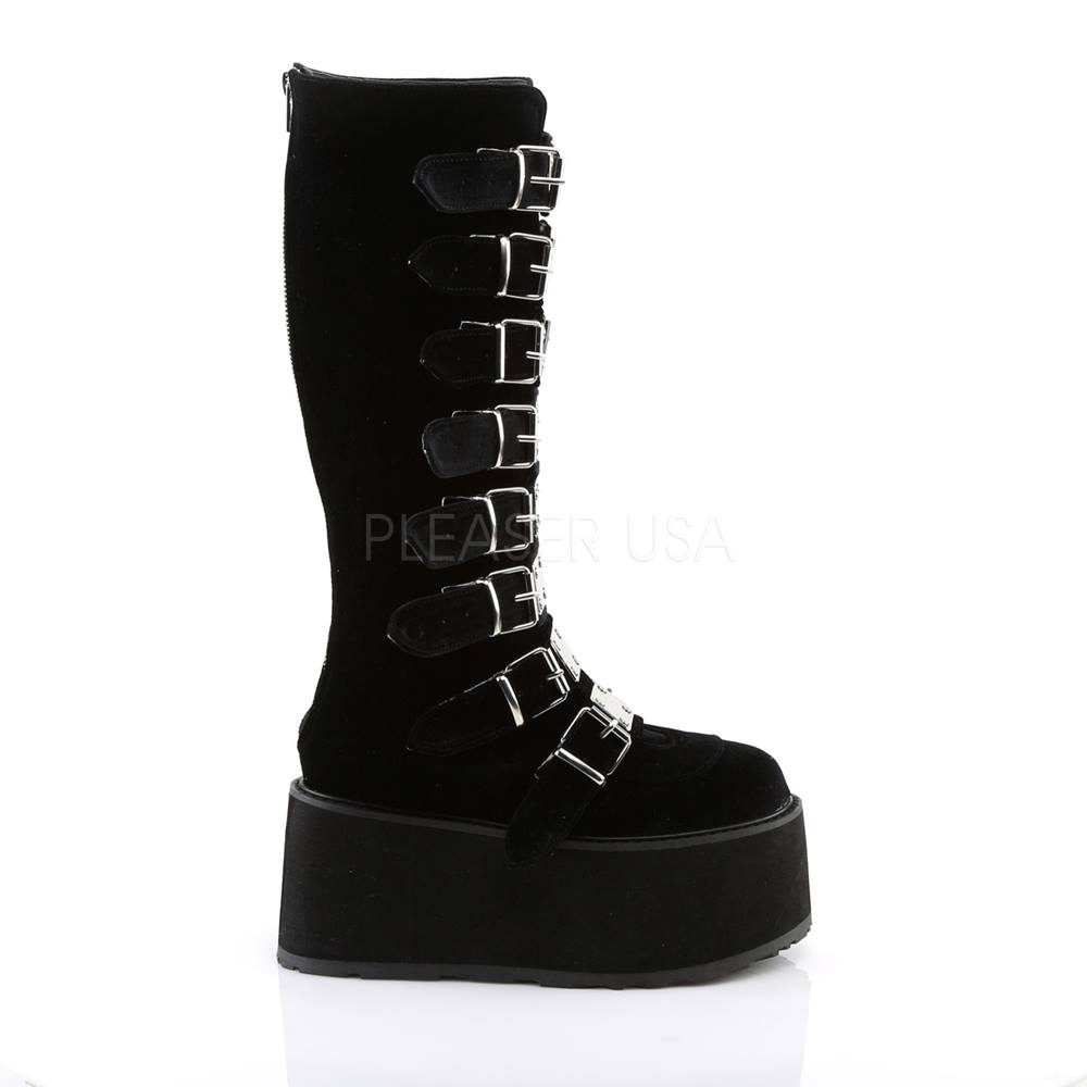 DemoniaCult - DAMNED318 Plattformstiefel - Schwarz Product image